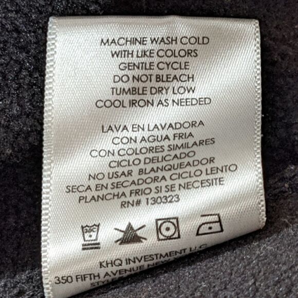 SPYDER Kids Unisex Black & Red Textured Full Zip Jacket Size S 7/8 - Picture 9 of 9